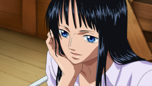 Nico Robin asks Luffy to join Straw Hat Pirate