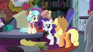 Rarity the map wouldn't have chosen just Applejack and me S5E16