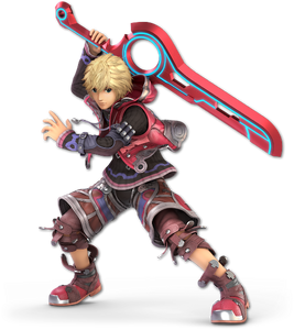 Shulk as he appears in Super Smash Bros. Ultimate.