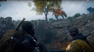 Weaver, Carver and the crew facing The Z-Rex.