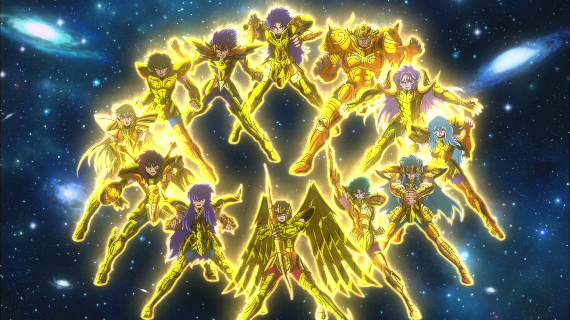 All The Gold Saints In Saint Seiya