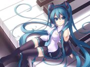 Vocaloid anime girls hatsune miku detached sleeves anime-16279