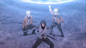 Boruto EP65 Sasuke, Naruto and Boruto