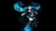 Konachan-com-164742-aqua hair-black-hatsune miku-long hair-tagme-vocaloid