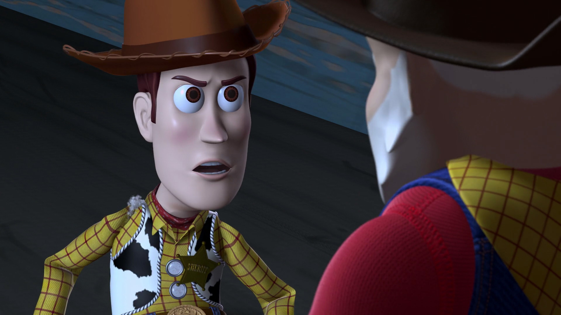 toy story 2 jessie and woody fight