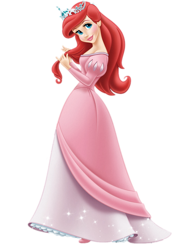 ariel the little mermaid pink dress