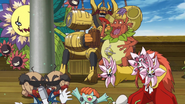 Old friends on Olegmon’s ship