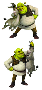 Renders of Shrek Forever After Cast 1