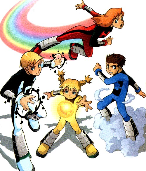 Power Pack Members, Enemies, Powers