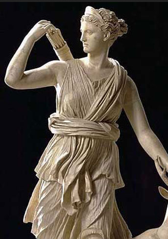 greek god artemis statue