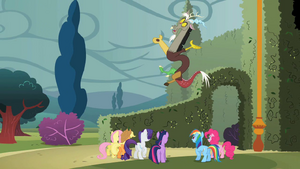 Discord 'Good luck, everypony' S2E01