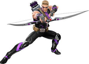 Hawkeye in Marvel vs. Capcom Infinite.