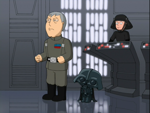 Adam West as Grand Moff Tarkin