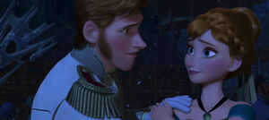 (Hans: "Anna, no. It's too dangerous.") "Elsa's not dangerous."