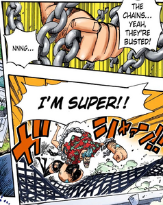 One Piece Manga 389 Franky escapes with Robin