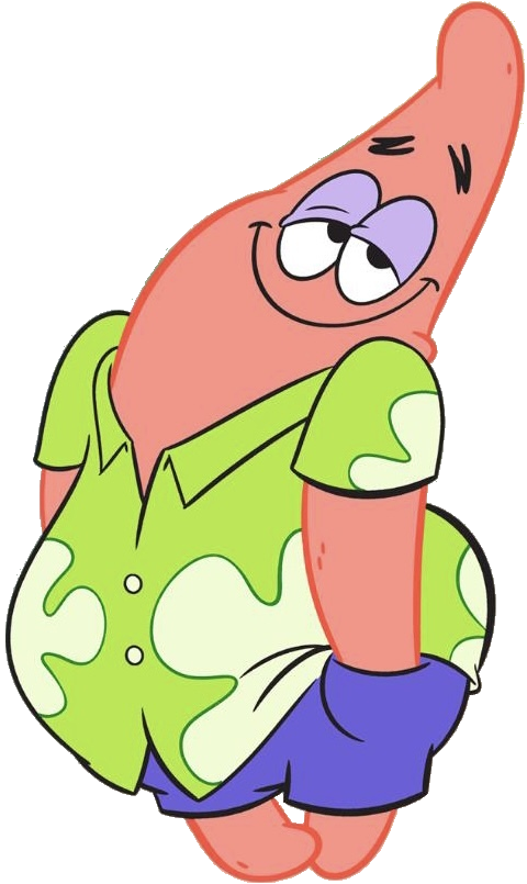 patrick star being lazy