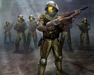 Rebel Troopers, the basic infantry of the Alliance.