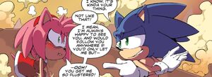 Sonic and amy idw by sonicboomgirl23-dcdmjdj