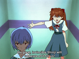 Asuka hates Rei