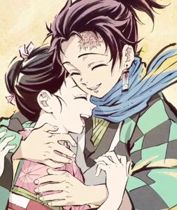 Nezuko and Tanjiro