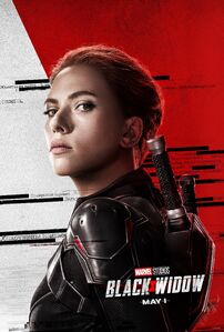 Black Widow's character poster for her upcoming titular film.