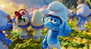 Brainy and snappy about smurfette