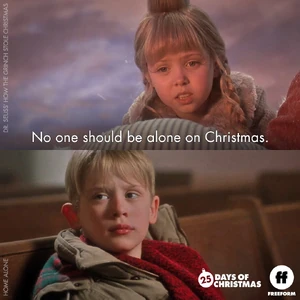 Cindy Lou Who meets Kevin McCallister