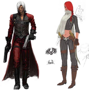 Dante and Lucia concept art