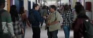 Peter and Ned reunite at school.