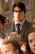 Clark at the Daily Planet