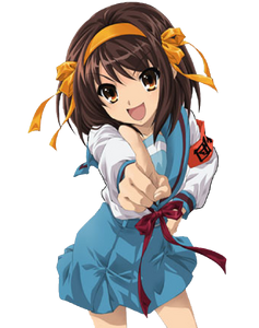 Haruhi Suzumiya render