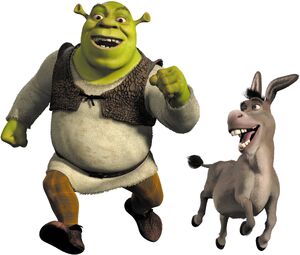 Shrek and Donkey render 9