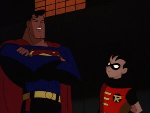 Robin meets Superman