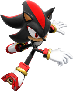 Shadow's artwork of Sonic Rivals.