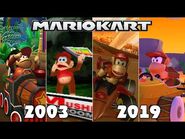 Evolution Of Diddy Kong In Mario Kart Games -2003-2019-