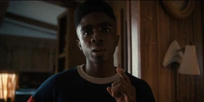 "That would explain what he was doing in that attic!"-Lucas realizing Vecna's physical body is in the attic of the Creel House while he mentally attacks his victims.