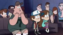 Dipper seeing Gideon for the 1st time
