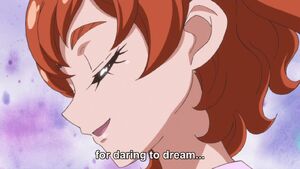 Haruka speaks to her pastself