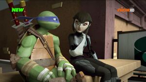 Leonardo and Karai (Owari)