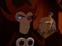 Zuko as Zhao's fleet sails to the North Pole.