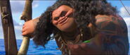 Maui after successfully stealing the heart of Te Fiti.