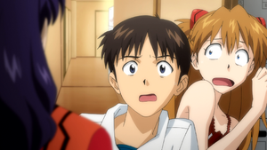 Shinji and Asuka (Rebuild) 01