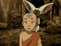 Sozin's Comet P1- Aang & Momo atop a strange island