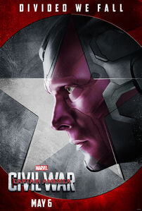 Vision's "Divided we Fall" poster.