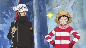 Law and Luffy Punk Hazard