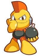 Bomb Man in Mega Man Powered Up