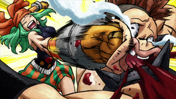 Ms. Joke punches criminal