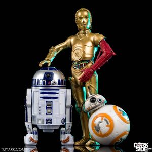 C-3PO, R2-D2 and BB-8 - Black Series