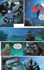 Kong and Supergirl (Justice League VS. Godzilla VS Kong) 01