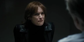 Joyce admonishing Brenner for causing the Demogorgon to get loose, leaving Will to die in the Upside Down, and faking her son's death.